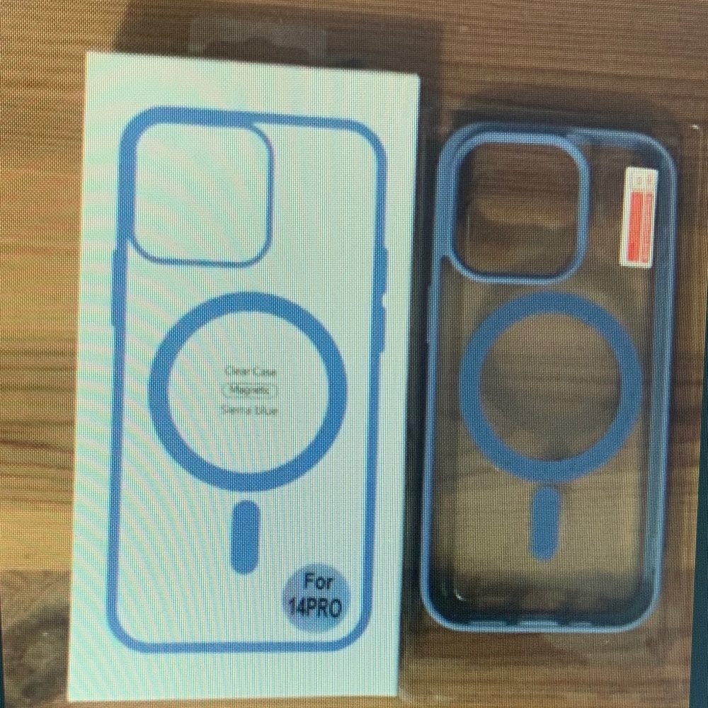 Apple iPhone 14 Pro Clear Case with MagSafe - Blue